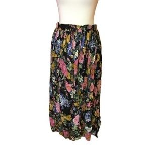 Vintage 90s hippie chic broomstick skirt